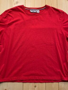 Vintage Y2K Speculation Plain Blank Casual Red Short Sleeve Women's T-Shirt 2X